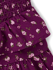 Girls Floral Ruffle Skort - Magical Meadows