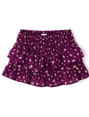 Girls Floral Ruffle Skort - Magical Meadows