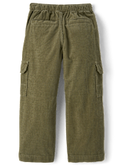Pantalon cargo ample en velours côtelé pour fille - Magical Meadows