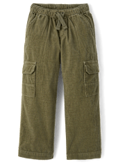 Pantalon cargo ample en velours côtelé pour fille - Magical Meadows