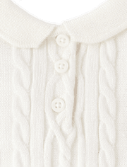 Robe plissée en maille torsadée, ajustée et évasée, pour fille - Campus Cuties