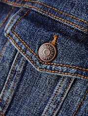 Veste en jean doublée sherpa pour enfant - Highland Hills