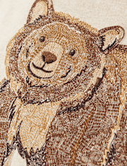 Boys Embroidered Bear Top - Highland Hills