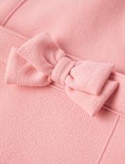 Girls Scalloped Button Ponte Jumper - Campus Cuties