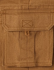 Pantalon de jogging cargo à enfiler pour garçon - Little Essentials