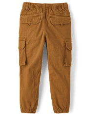 Pantalon de jogging cargo à enfiler pour garçon - Little Essentials