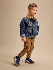 Boys Pull On Cargo Jogger Pants - Little Essentials