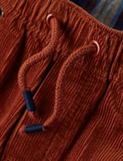 Boys Corduroy Pull On Relaxed Pants - Highland Hills
