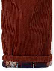 Boys Corduroy Pull On Relaxed Pants - Highland Hills