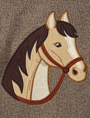Kids Embroidered Horse Cardigan - Highland Hills