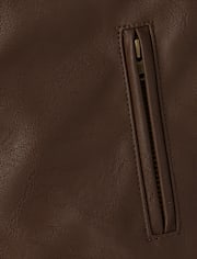 Veste en similicuir pour enfant - Highland Hills