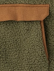 Kids Half Snap Sherpa Pullover - Highland Hills