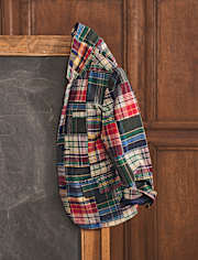 Blazer en popeline Madras à carreaux pour enfant - Campus Cuties