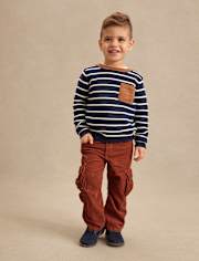 Kids Corduroy Baggy Cargo Pants - Little Essentials