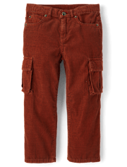 Pantalon cargo ample en velours côtelé pour enfant - Little Essentials