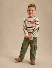 Kids Corduroy Baggy Cargo Pants - Little Essentials