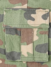Pantalon cargo ample camouflage pour enfant - Highland Hills