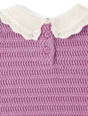 Girls Crochet Peter Pan Sweater - Magical Meadows