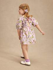 Robe à fleurs et animaux pour fille - Magical Meadows