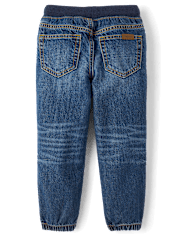 Boys Pull On Jogger Jeans - Little Essentials