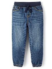 Boys Pull On Jogger Jeans - Little Essentials
