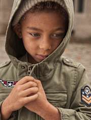 Kids Embroidered Aviator Patch Jacket - Highland Hills
