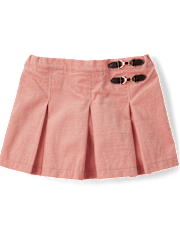 Jupe-short plissée en velours côtelé pour fille - Highland Hills