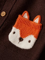 Baby Fox Sweater Cardigan 3-Piece Outfit Set - Homegrown by Gymboree
