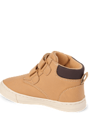 Boys Contrast Cuff Sneaker Boots - Little Essentials
