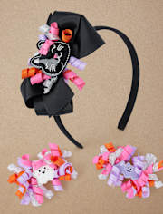 Girls Halloween 3-Piece Hair Set - Halloween