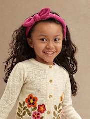 Girls Pumpkin 3-Piece Hair Set - Fall Celebrations