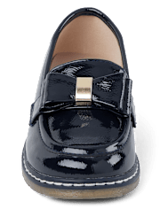 Girls Bow Loafers - Campus Cuties