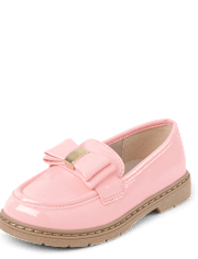 Girls Bow Loafers - Campus Cuties