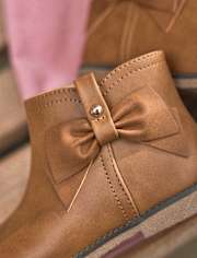 Girls Bow Booties - Little Essentials
