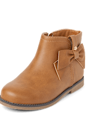 Girls Bow Booties - Little Essentials