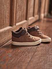 Boys High Top Sneakers - Little Essentials