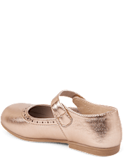 Girls Metallic Ballet Flats - Little Essentials