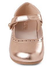 Girls Metallic Ballet Flats - Little Essentials