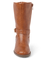 Girls Buckle Tall Boots - Little Essentials