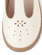 Girls Perforated T-Strap Mary Jane Shoes - Magical Meadows