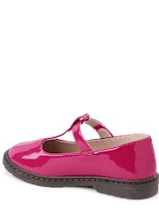 Chaussures Mary Jane perforées à brides en T pour filles - Célébrations d'automne