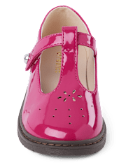 Chaussures Mary Jane perforées à brides en T pour filles - Célébrations d'automne