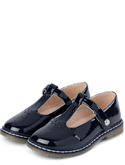 Chaussures Mary Jane perforées à brides en T pour filles - Campus Cuties