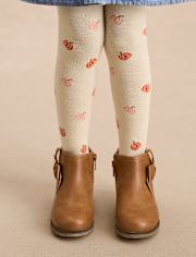 Girls Pumpkin Tights - Fall Celebrations