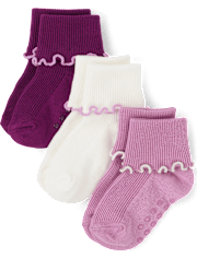 Girls Lettuce Crew Socks 3-Pack - Magical Meadows
