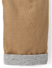 Boys Corduroy Pull On Roll Cuff Pants - Little Essentials
