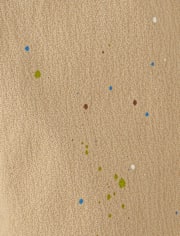 Kids Paint Splatter Relaxed Chino Pants - Campus Cuties