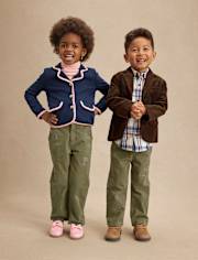 Pantalon chino ample style universitaire pour enfant - Campus Cuties