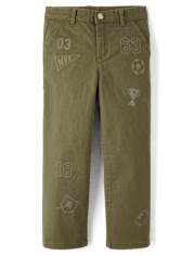 Kids Varsity Baggy Chino Pants - Campus Cuties