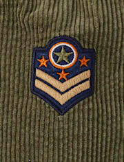 Boys Embroidered Aviator Patch Corduroy Jacket - Highland Hills